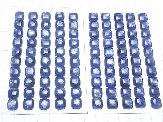 [Video] Kyanite AAA- Square Cabochon 10x10mm 2pcs