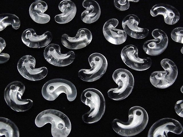 [Video] Crystal AA++ Comma Shaped Bead 18x12mm 2pcs