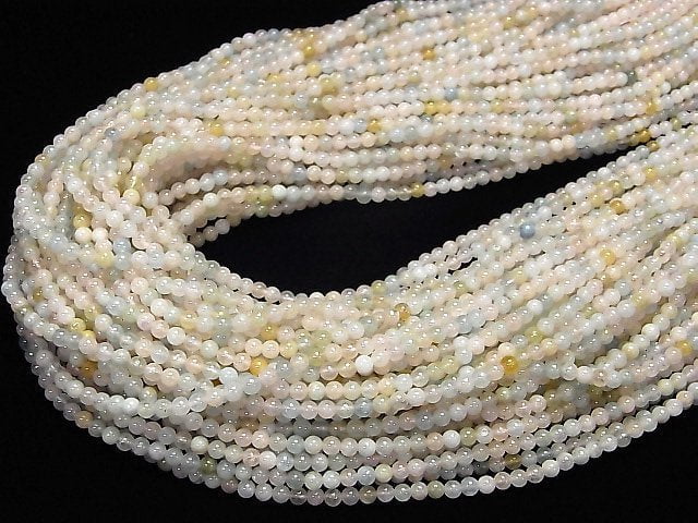 [Video] Beryl Mix (Multicolor Aquamarine) AA++ Round 3mm 1strand beads (aprx.15inch / 38cm)