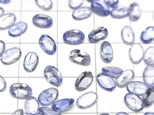 [Video]High Quality Tanzanite AAA- Loose stone Oval Faceted 6x4mm 2pcs