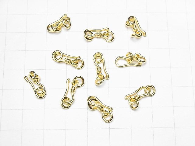 [Video] Silver925 Jump Ring with U Hook 18KGP 1pc