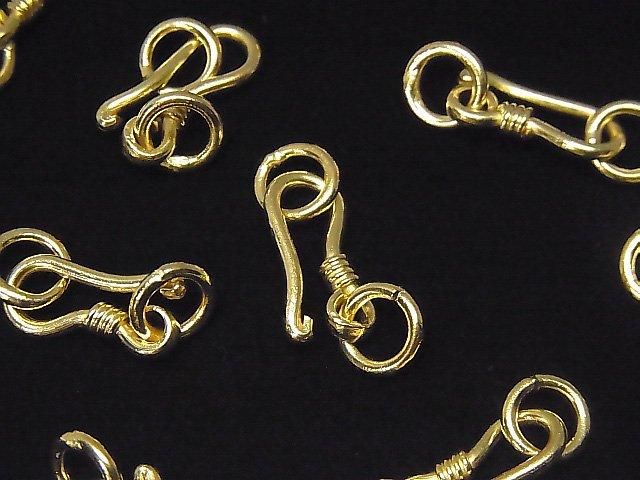 [Video] Silver925 U Hook with Jump Ring  18KGP 1pc
