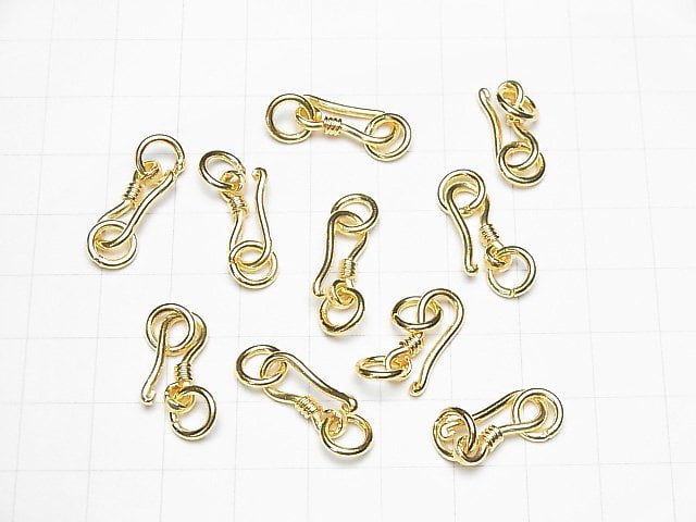 [Video] Silver925 U Hook with Jump Ring  18KGP 1pc