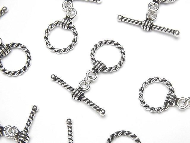 [Video]Silver925 Toggle (Twisted Pattern) 1pc