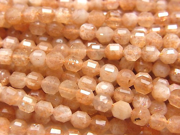 Point, Sunstone, Tube Gemstone Beads