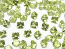 [Video]High Quality Peridot AAA Loose stone Square Faceted 4x4mm 5pcs