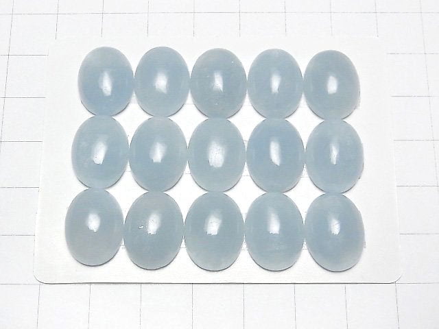 [Video] Namibia Aquamarine AAA Oval Cabochon 16x12mm 1pc