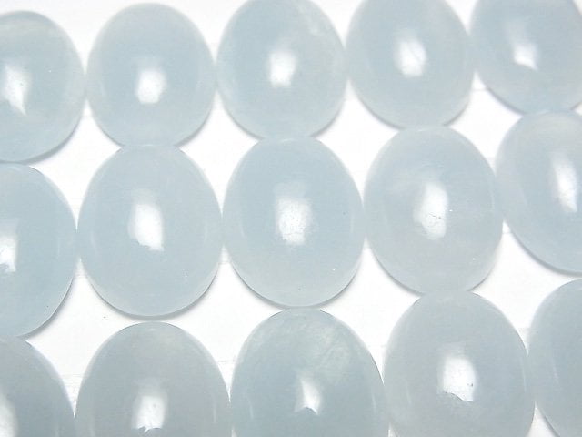 Aquamarine, Cabochon Gemstone Beads