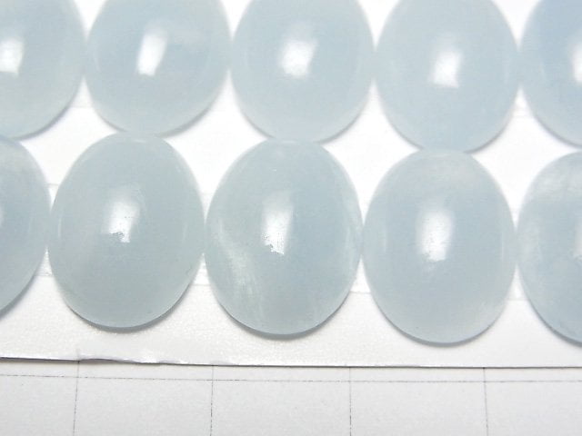 [Video] Namibia Aquamarine AAA- Oval Cabochon 16x12mm 1pc