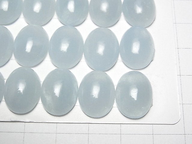 [Video] Namibia Aquamarine AAA- Oval Cabochon 16x12mm 1pc