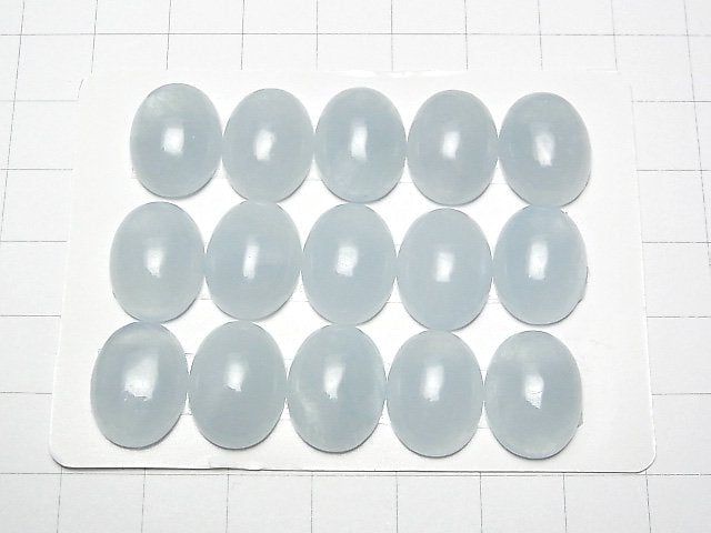 [Video] Namibia Aquamarine AAA- Oval Cabochon 16x12mm 1pc