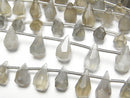 Drop, Faceted Briolette, Moonstone Gemstone Beads
