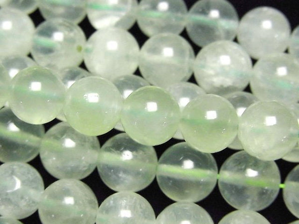 [Video]Prehnite AAA- Round 10mm half or 1strand beads (aprx.15inch/37cm)