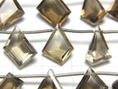 [Video] Smoky Quartz AAA Fancy Shape Cut 1strand beads (aprx.7inch / 18cm)