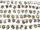 [Video] Smoky Quartz AAA Fancy Shape Cut 1strand beads (aprx.7inch / 18cm)