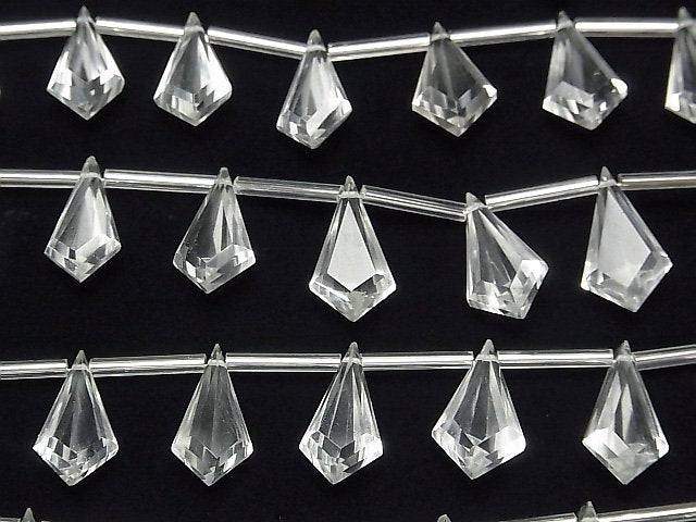 [Video]High Quality Crystal AAA Deformed Diamond Faceted 17x10mm 1strand (10pcs )