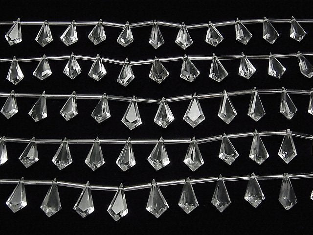 [Video]High Quality Crystal AAA Deformed Diamond Faceted 17x10mm 1strand (10pcs )