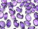 [Video]High Quality Amethyst AAA- Loose stone Oval Faceted 10x8mm 2pcs