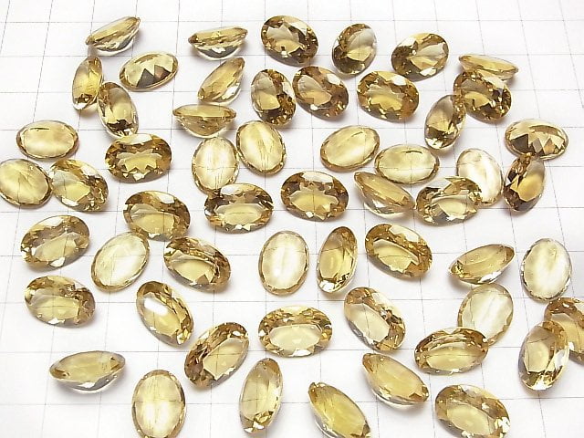 [Video] High Quality Honey Quartz AAA Loose stone Oval Faceted 14x10mm 3pcs