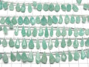 [Video] Amazonite AA+ Rough Drop Faceted Briolette [S size] half or 1 strand (16pcs)