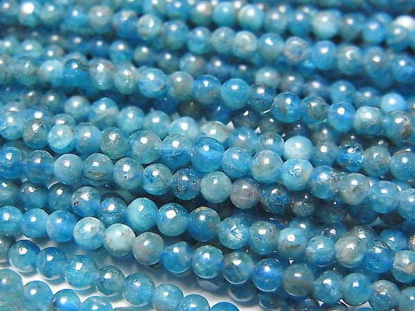 Apatite, Round Gemstone Beads