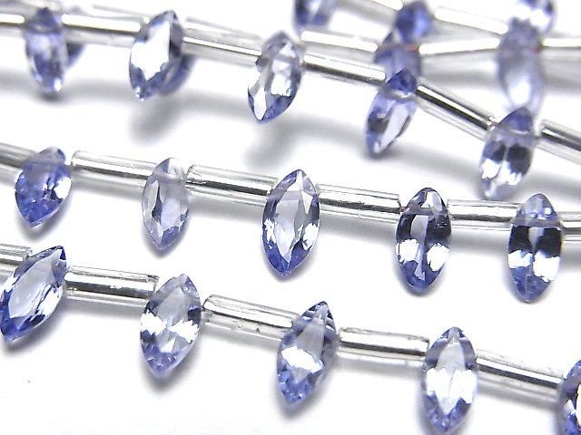 [Video]High Quality Tanzanite AAA Marquise Faceted 6x3mm half or 1strand (18pcs )