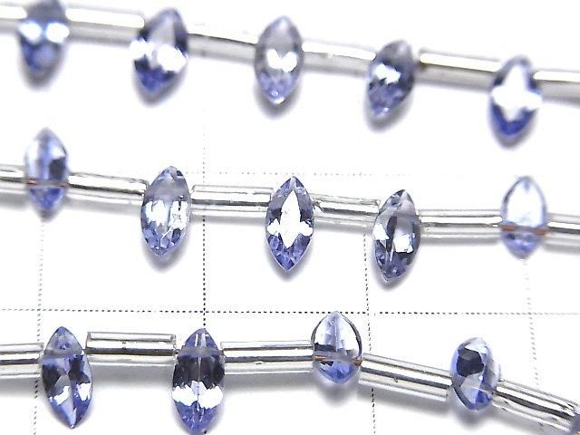 [Video]High Quality Tanzanite AAA Marquise Faceted 6x3mm half or 1strand (18pcs )