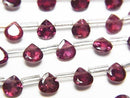 [Video]High Quality Rhodolite Garnet AAA Chestnut Faceted 5x5mm half or 1strand (18pcs )