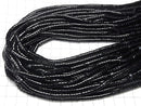 [Video] Onyx Rondelle (Heishi) 4x4x2mm 1strand beads (aprx.15inch / 37cm)