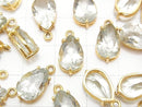[Video] High Quality Green Amethyst AAA Bezel Setting Pear shape Faceted 12x8mm 18KGP 2pcs