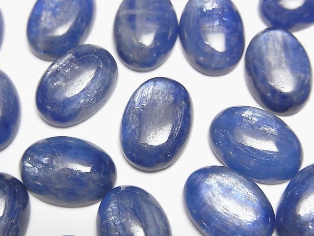 [Video]Kyanite AAA Oval Cabochon 14x10mm 1pc