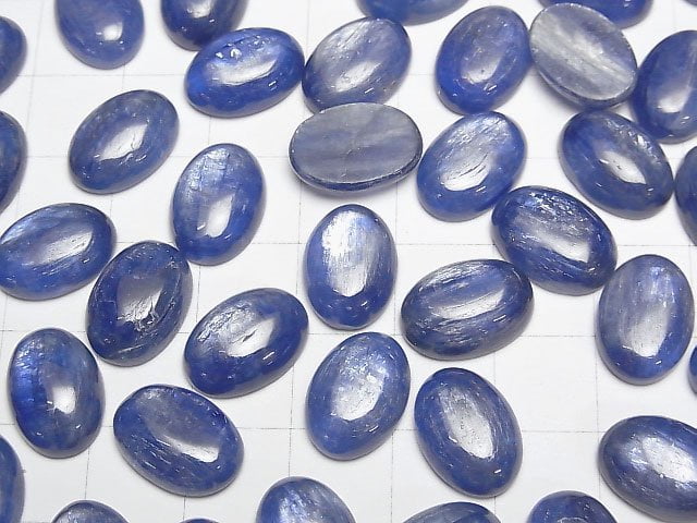 [Video]Kyanite AAA Oval Cabochon 14x10mm 1pc