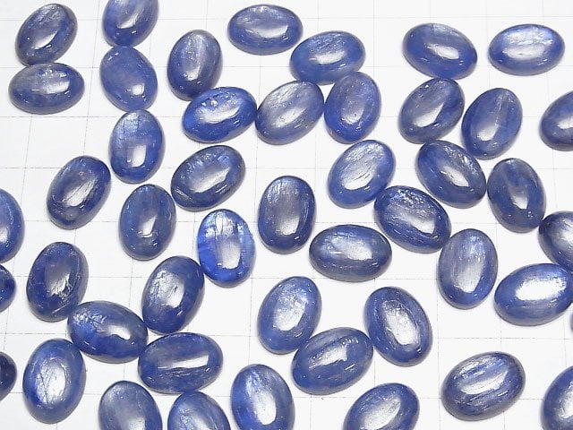 [Video]Kyanite AAA Oval Cabochon 14x10mm 1pc