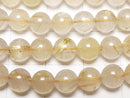 [Video] Rutilated Quartz AA Round 6mm 1strand beads (aprx.15inch / 38cm)
