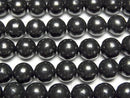 [Video] Russia Shungite AAA Round 8mm 1strand beads (aprx.15inch/37cm)