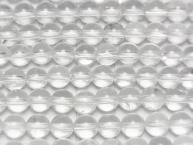 [Video]Crystal Quartz AAA- Round 6mm 1strand beads (aprx.15inch/36cm)