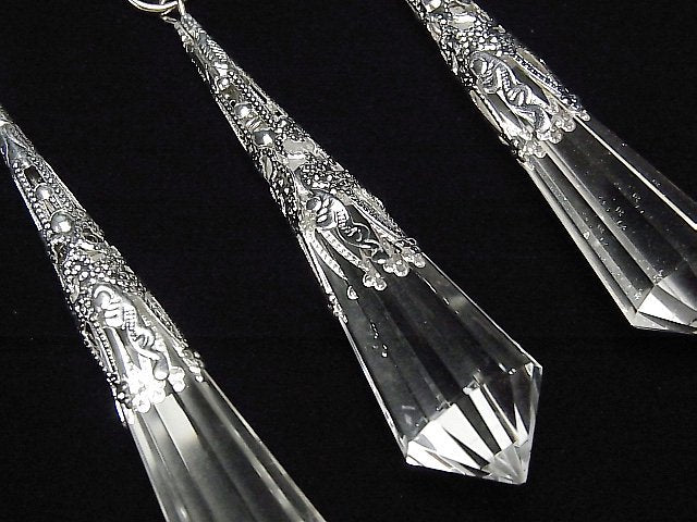 Crystal Quartz, Pendulum Gemstone Beads