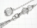 [Video] Crystal AA++ Pendulum 70x16x16mm with chain Silver color 1pc