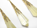 Lemon Quartz, Pendulum Gemstone Beads