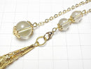 [Video] Lemon Quartz AA++ Pendulum 70x16x16mm with chain Gold color 1pc