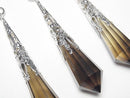 Pendulum, Smoky Quartz Gemstone Beads