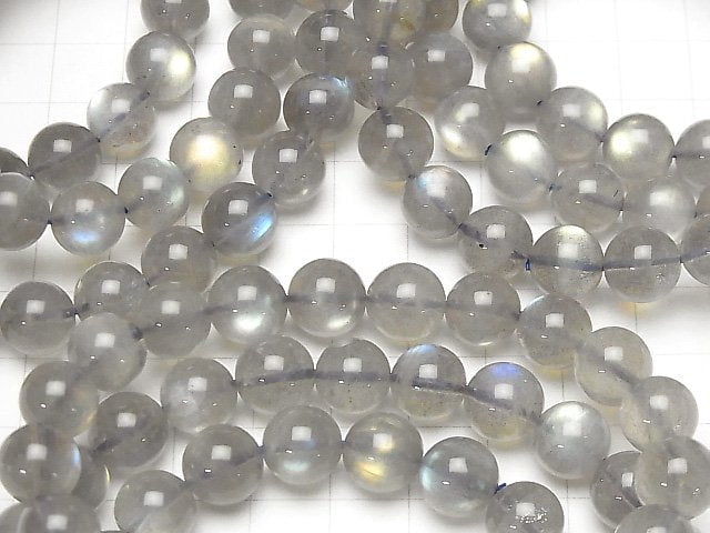 [Video] Labradorite AAA- Round 9-10mm Bracelet
