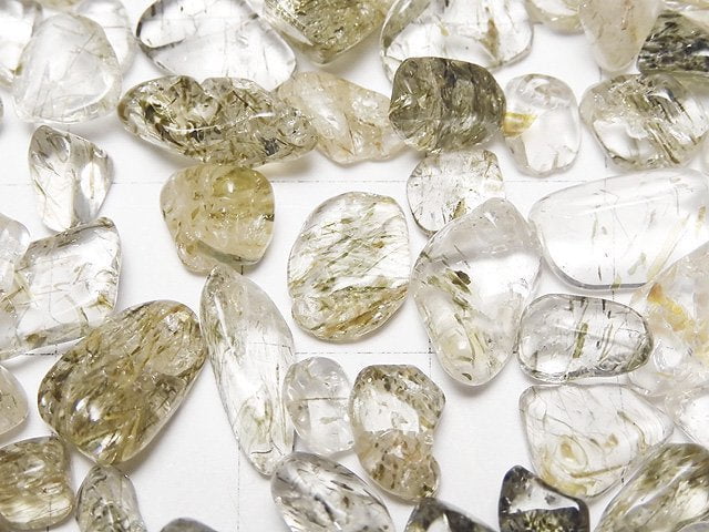 Multicolor Rutilated Quartz AA++ Undrilled Chips 100 grams