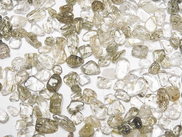 Multicolor Rutilated Quartz AA++ Undrilled Chips 100 grams