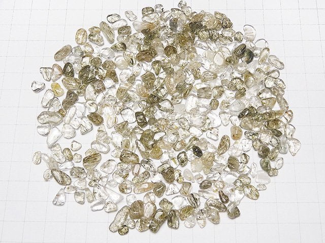 Multicolor Rutilated Quartz AA++ Undrilled Chips 100 grams