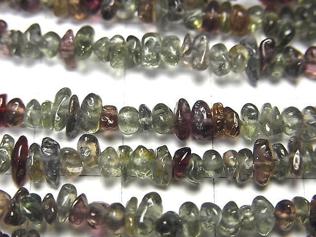 [Video]Multi color Green Sapphire AA++ Chips (Small Nugget) half or 1strand beads (aprx.15inch/38cm)