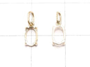 [Video][Japan][K10 Yellow Gold] Pendant Frame (Prong Setting) for Oval Cabochon 6x4mm, 1pc