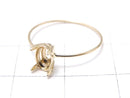 [Video][Japan][K10 Yellow Gold] Ring Frame (Prong Setting) Oval Faceted 6x4mm 1pc
