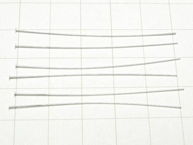 Silver925  Head Pin [0.4x25mm][0.4x38mm][0.4x50mm] 10pcs -