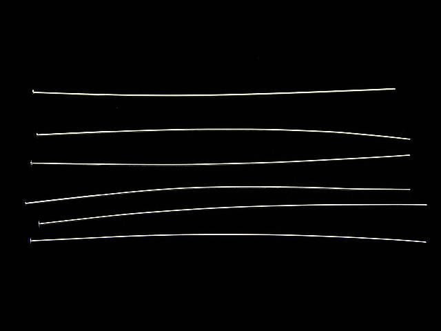 Silver925  Head Pin [0.4x25mm][0.4x38mm][0.4x50mm] 10pcs -